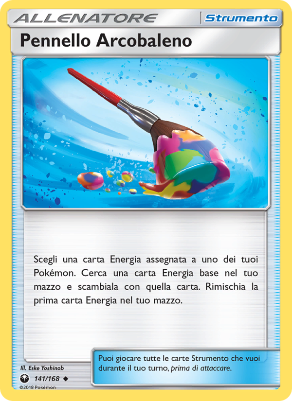 Pennello Arcobaleno 141/183 — Tempesta Astrale (Italian Pokémon TCG card)