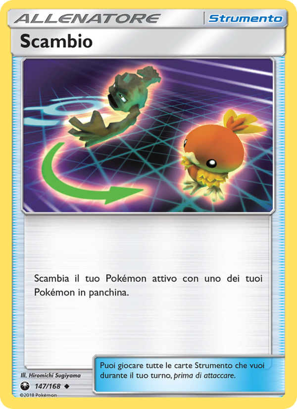 Scambio 147/183 — Tempesta Astrale (Italian Pokémon TCG card)