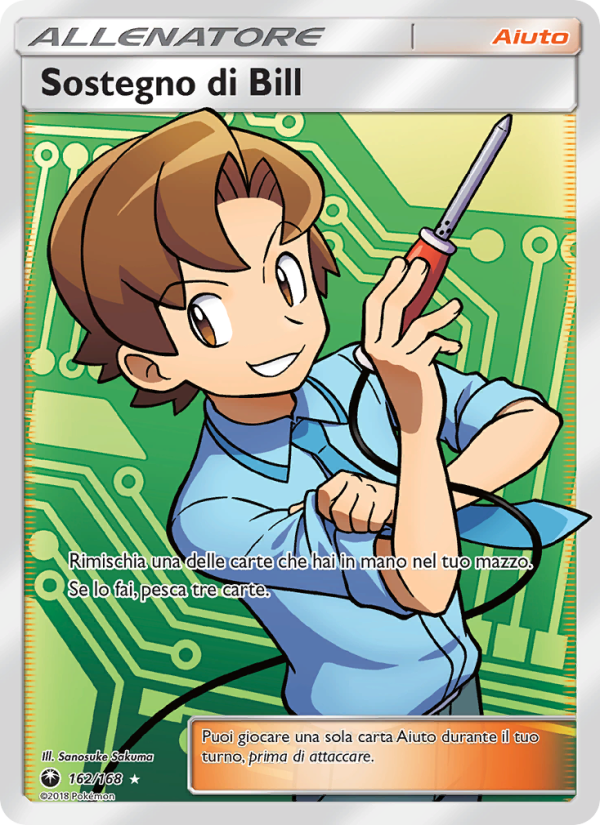 Sostegno di Bill 162/183 — Tempesta Astrale (Italian Pokémon TCG card)