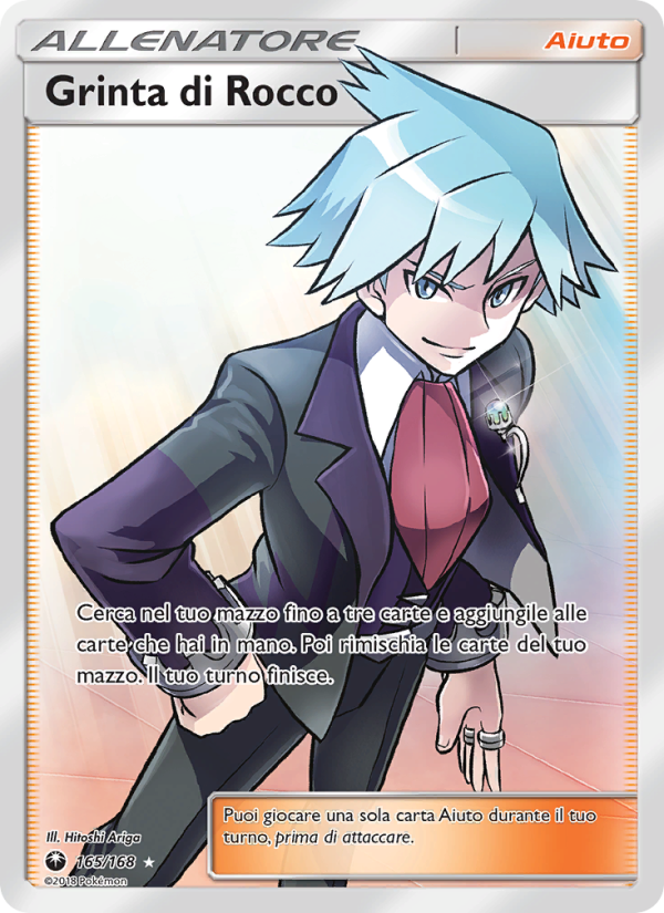 Grinta di Rocco 165/183 — Tempesta Astrale (Italian Pokémon TCG card)