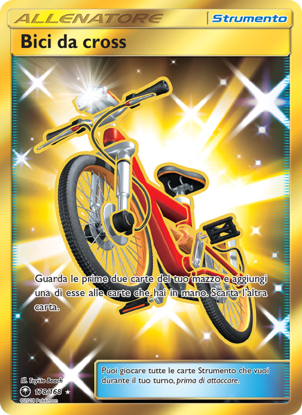 Bici da cross 178/183 — Tempesta Astrale (Italian Pokémon TCG card)