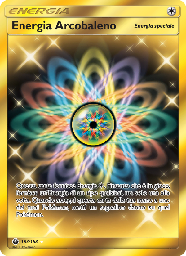 Energia Arcobaleno 183/183 — Tempesta Astrale (Italian Pokémon TCG card)