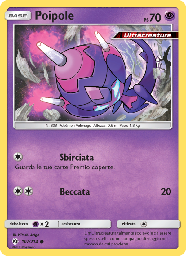 Poipole 107/236 — Tuoni Perduti (Italian Pokémon TCG card)