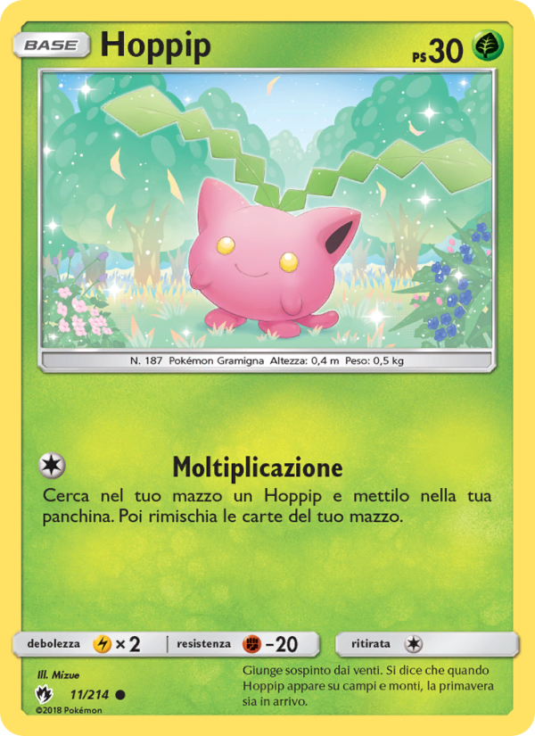 Hoppip 011/236 — Tuoni Perduti (Italian Pokémon TCG card)