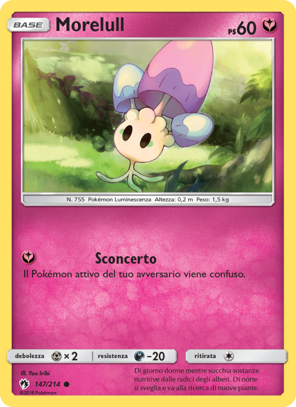 Morelull 147/236 — Tuoni Perduti (Italian Pokémon TCG card)