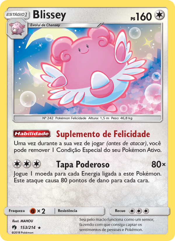 Blissey 153/236 — Tuoni Perduti (Italian Pokémon TCG card)