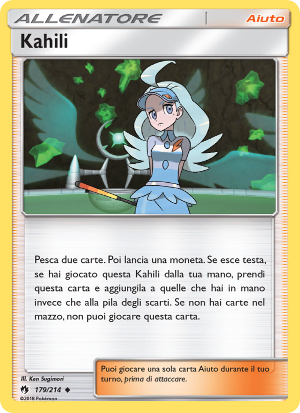 Kahili 179/236 — Tuoni Perduti (Italian Pokémon TCG card)