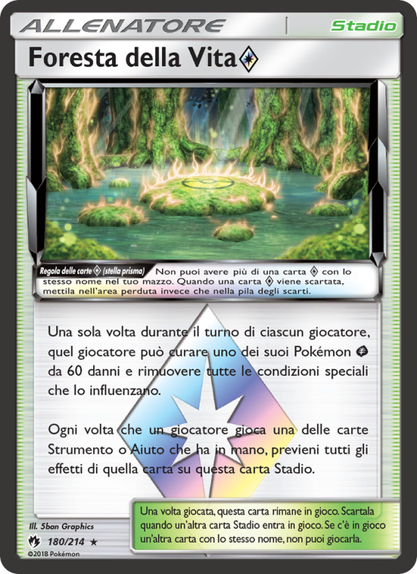 Foresta della Vita ◇ 180/236 — Tuoni Perduti (Italian Pokémon TCG card)