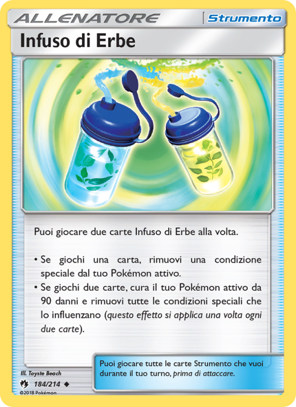 Infuso di Erbe 184/236 — Tuoni Perduti (Italian Pokémon TCG card)