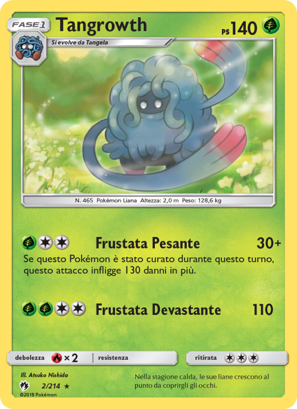 Tangrowth 002/236 — Tuoni Perduti (Italian Pokémon TCG card)