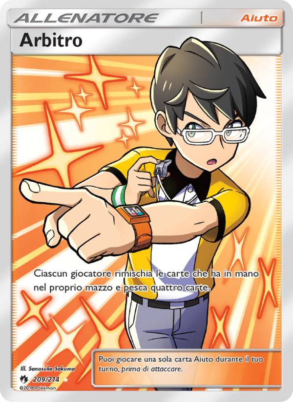 Arbitro 209/236 — Tuoni Perduti (Italian Pokémon TCG card)