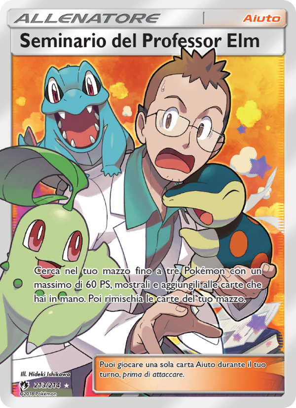 Seminario del Professor Elm 213/236 — Tuoni Perduti (Italian Pokémon TCG card)