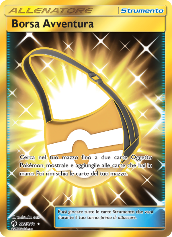 Borsa Avventura 228/236 — Tuoni Perduti (Italian Pokémon TCG card)