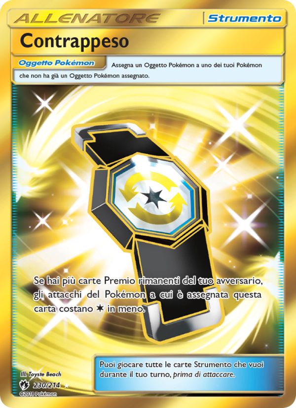 Contrappeso 230/236 — Tuoni Perduti (Italian Pokémon TCG card)