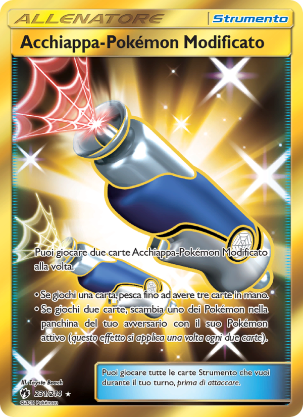 Acchiappa-Pokémon Modificato 231/236 — Tuoni Perduti (Italian Pokémon TCG card)