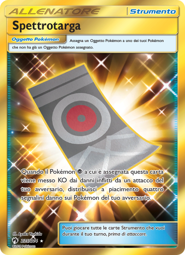 Spettrotarga 235/236 — Tuoni Perduti (Italian Pokémon TCG card)