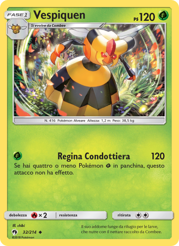 Vespiquen 032/236 — Tuoni Perduti (Italian Pokémon TCG card)