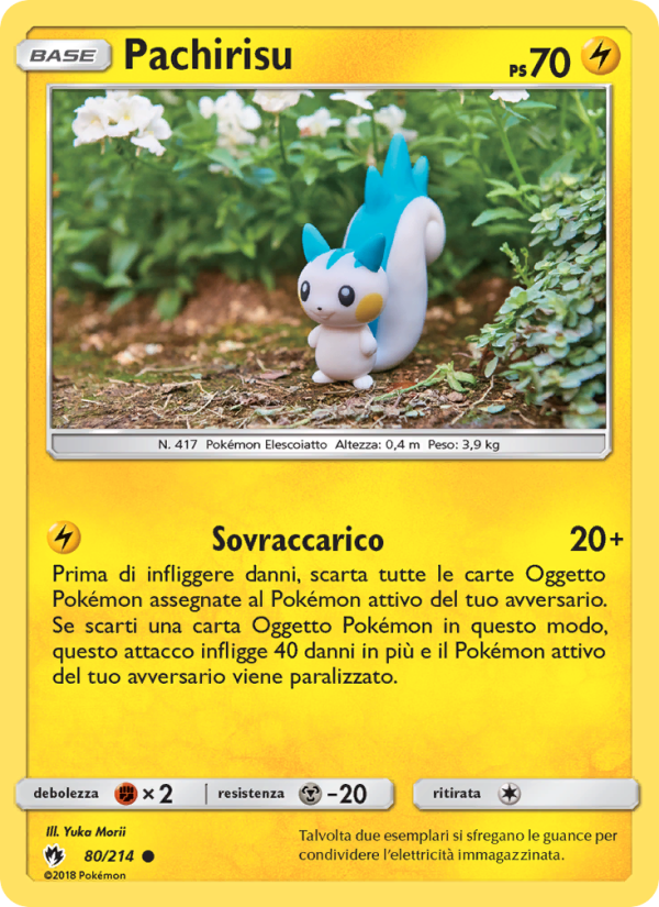 Pachirisu 080/236 — Tuoni Perduti (Italian Pokémon TCG card)
