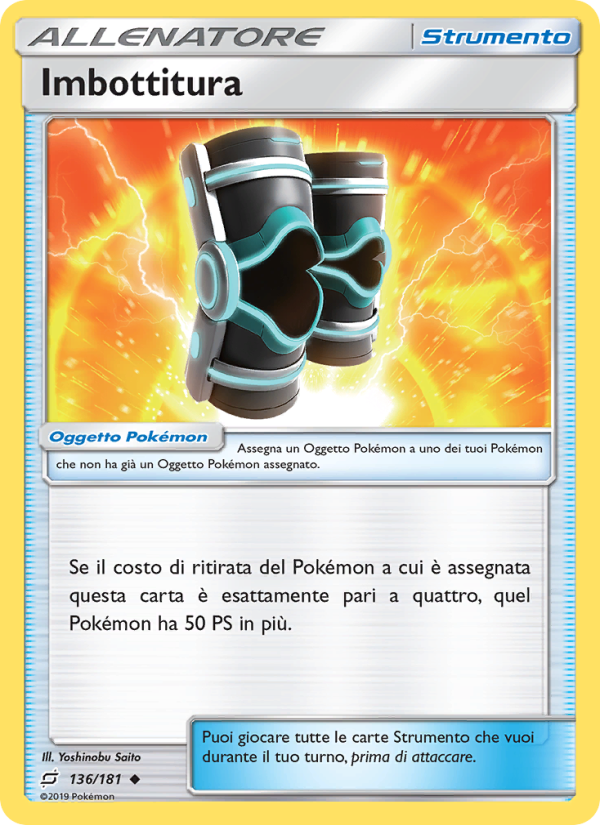 Imbottitura 136/196 — Gioco di Squadra (Italian Pokémon TCG card)
