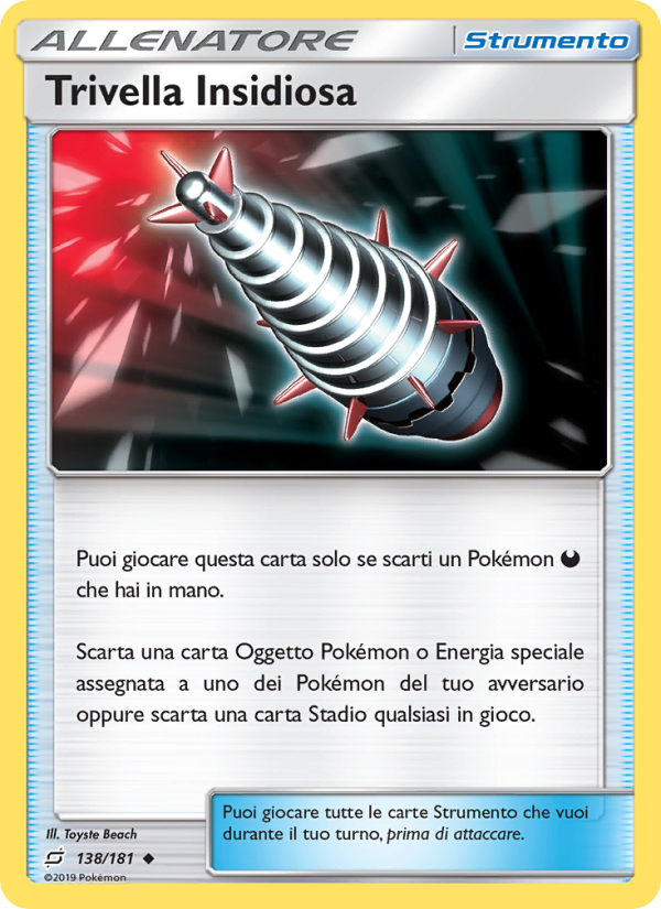 Trivella Insidiosa 138/196 — Gioco di Squadra (Italian Pokémon TCG card)