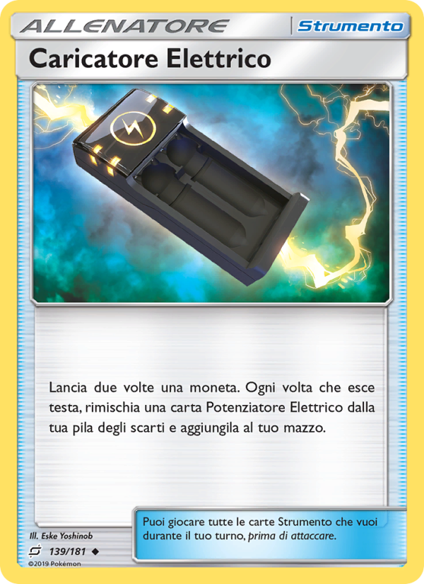 Caricatore Elettrico 139/196 — Gioco di Squadra (Italian Pokémon TCG card)