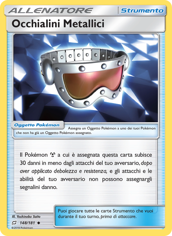 Occhialini Metallici 148/196 — Gioco di Squadra (Italian Pokémon TCG card)