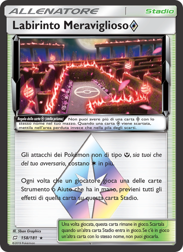 Labirinto Meraviglioso ◇ 158/196 — Team Up (Italian Pokémon TCG card)