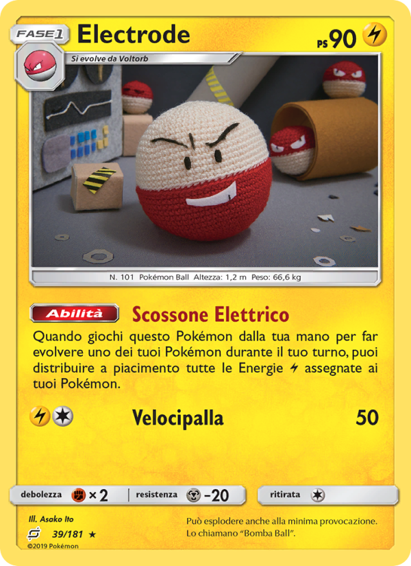 Electrode 039/196 — Gioco di Squadra (Italian Pokémon TCG card)