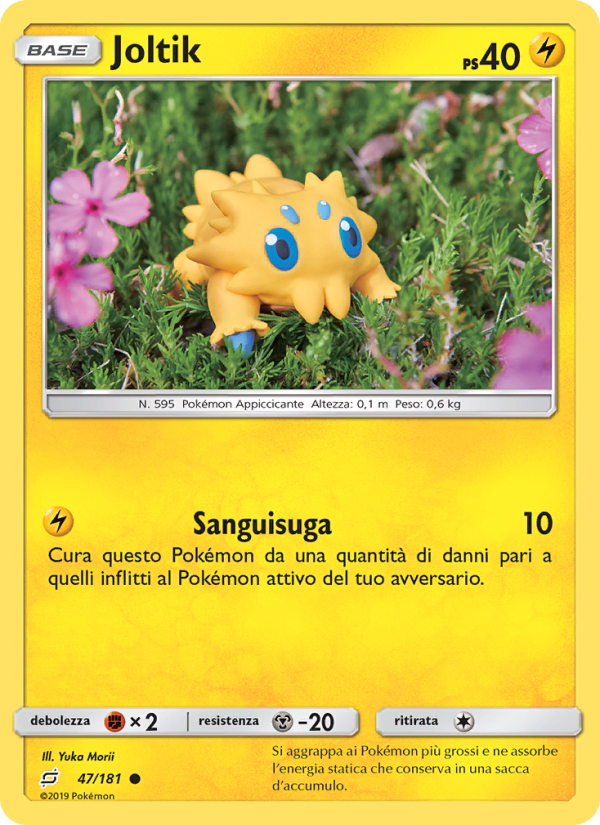 Joltik 047/196 — Gioco di Squadra (Italian Pokémon TCG card)