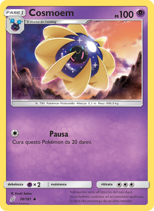 Cosmoem 070/196 — Gioco di Squadra (Italian Pokémon TCG card)