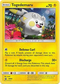 Togedemaru SM09 — Sole e Luna Promo (Italian Pokémon TCG card)