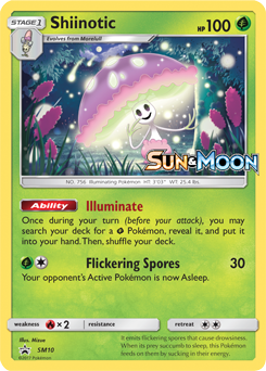 Shiinotic SM10 — Sole e Luna Promo (Italian Pokémon TCG card)