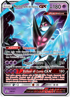 Necrozma Ali dell’Aurora GX SM101 — Sole e Luna Promo (Italian Pokémon TCG card)