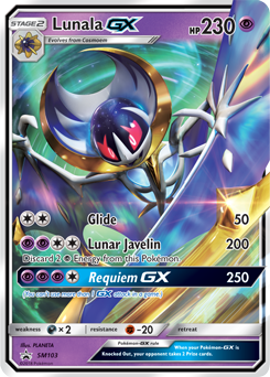 Lunala GX SM103 — Sole e Luna Promo (Italian Pokémon TCG card)