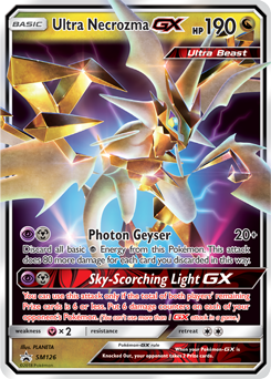 UltraNecrozma GX SM126 — Sole e Luna Promo (Italian Pokémon TCG card)