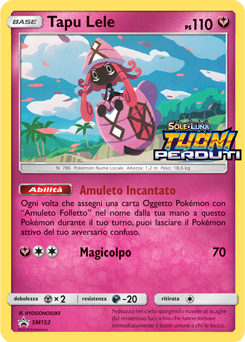 Tapu Lele SM152 — Sole e Luna Promo (Italian Pokémon TCG card)