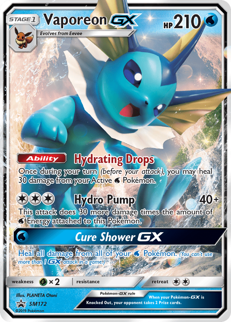 Flareon GX SM171 — Sole e Luna Promo (Italian Pokémon TCG card)
