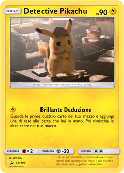 Detective Pikachu SM194 — Sun & Moon Promos (Italian Pokémon TCG card)