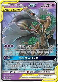 Trevenant e Dusknoir GX SM217 — Sole e Luna Promo (Italian Pokémon TCG card)