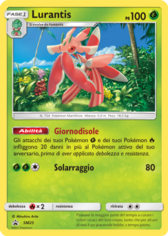 Lurantis SM25 — Sole e Luna Promo (Italian Pokémon TCG card)