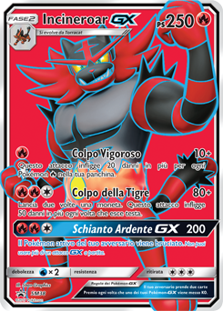 Incineroar GX SM38 — Sole e Luna Promo (Italian Pokémon TCG card)
