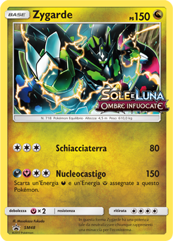 Zygarde SM48 — Sole e Luna Promo (Italian Pokémon TCG card)