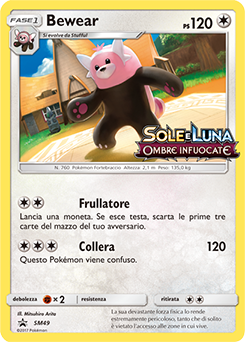 Bewear SM49 — Sole e Luna Promo (Italian Pokémon TCG card)