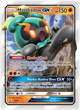 Marshadow GX SM59 — Sole e Luna Promo (Italian Pokémon TCG card)
