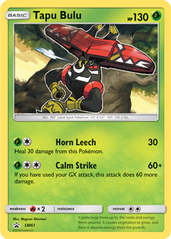 Tapu Bulu SM61 — Sole e Luna Promo (Italian Pokémon TCG card)