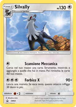 Silvally SM64 — Sole e Luna Promo (Italian Pokémon TCG card)