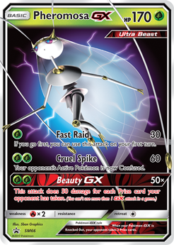 Pheromosa GX SM66 — Sole e Luna Promo (Italian Pokémon TCG card)