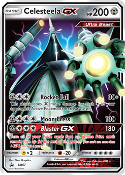 Celesteela GX SM67 — Sole e Luna Promo (Italian Pokémon TCG card)