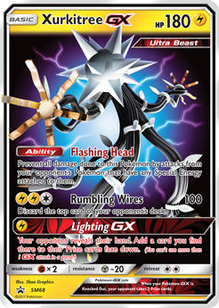 Xurkitree GX SM68 — Sole e Luna Promo (Italian Pokémon TCG card)