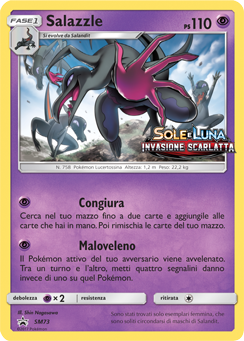 Salazzle SM73 — Sole e Luna Promo (Italian Pokémon TCG card)